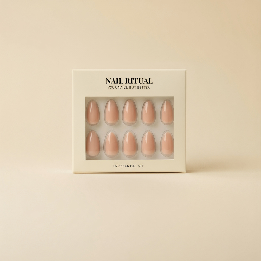Nude Press-On Nails | Almond