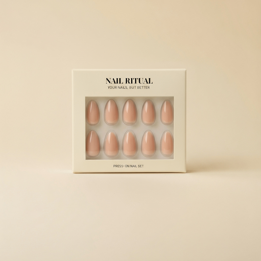 Nude Press-On Nails | Almond