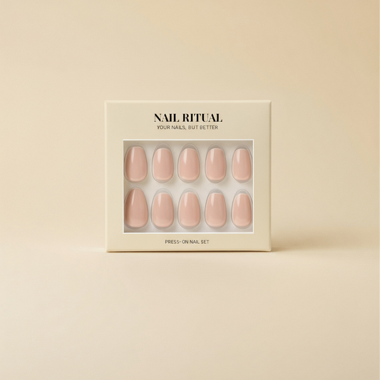 Nude Press-On Nails | Squoval